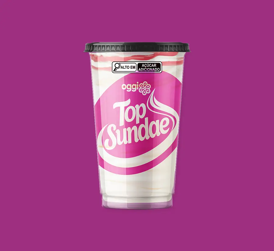 TOP SUNDAE MORANGO 240G